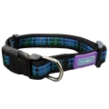 Dog And Co Adjustable Blue Tartan Collar 3/4" X 14-18" - 1.9 X 35 - 45cm Blue 1